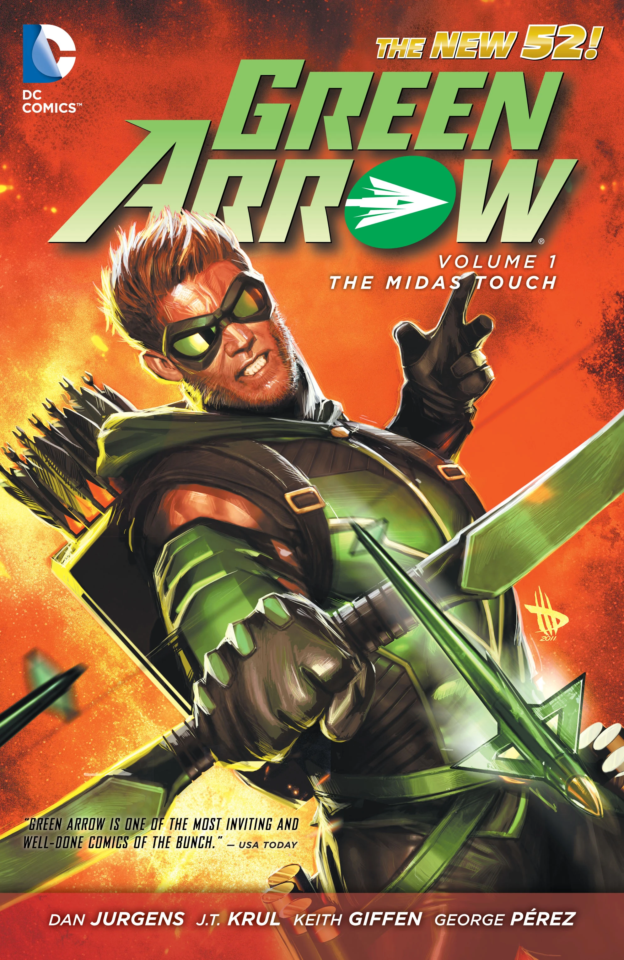 Green Arrow Vol. 1: The Midas Touch (DC, 2018) cover
